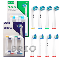 Набор насадок EB50-X Cross Action і EB20-X Precision Clean для электрощітки Oral-B Braun