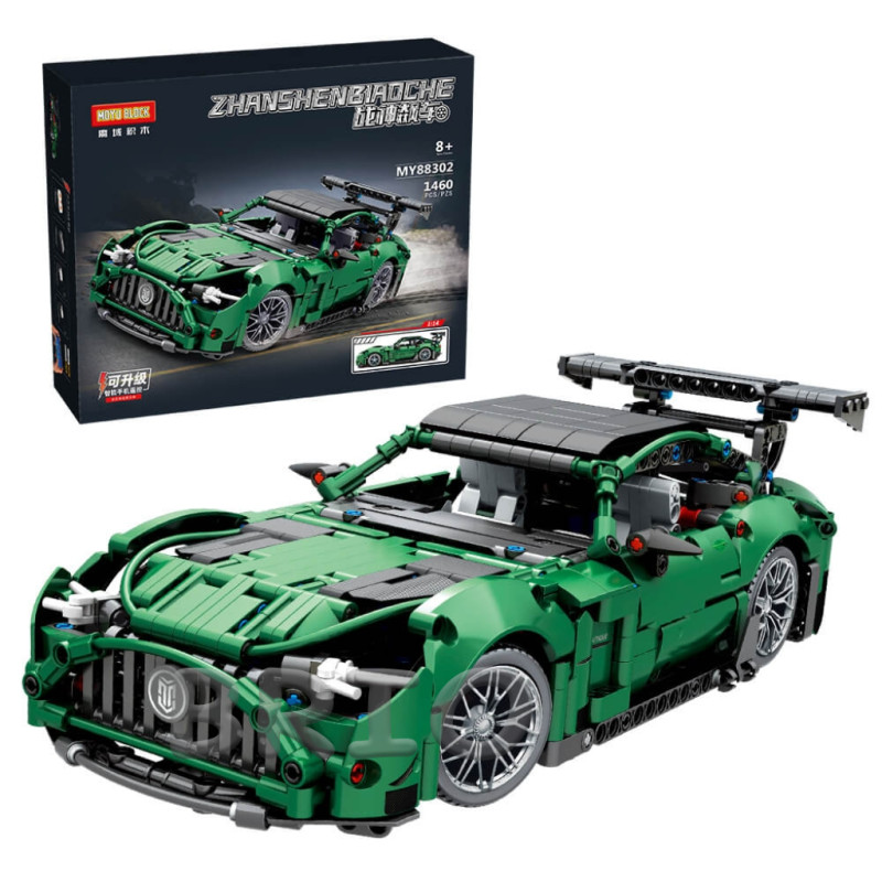 Автомобільний конструктор Mercedes Benz Moyu Technic Green на 1460 деталей