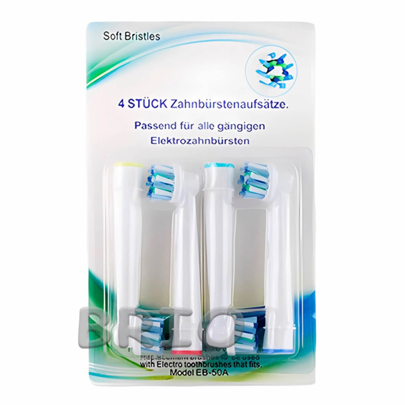 Змінні насадки EB50 Cross Action і EB18 3D White для електрощітки Oral-B