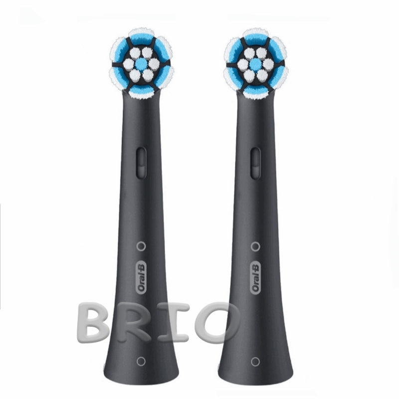 Сменные насадки Oral-B iO Gentle Care чорні (2 шт) - для чутливих зубів та ясен