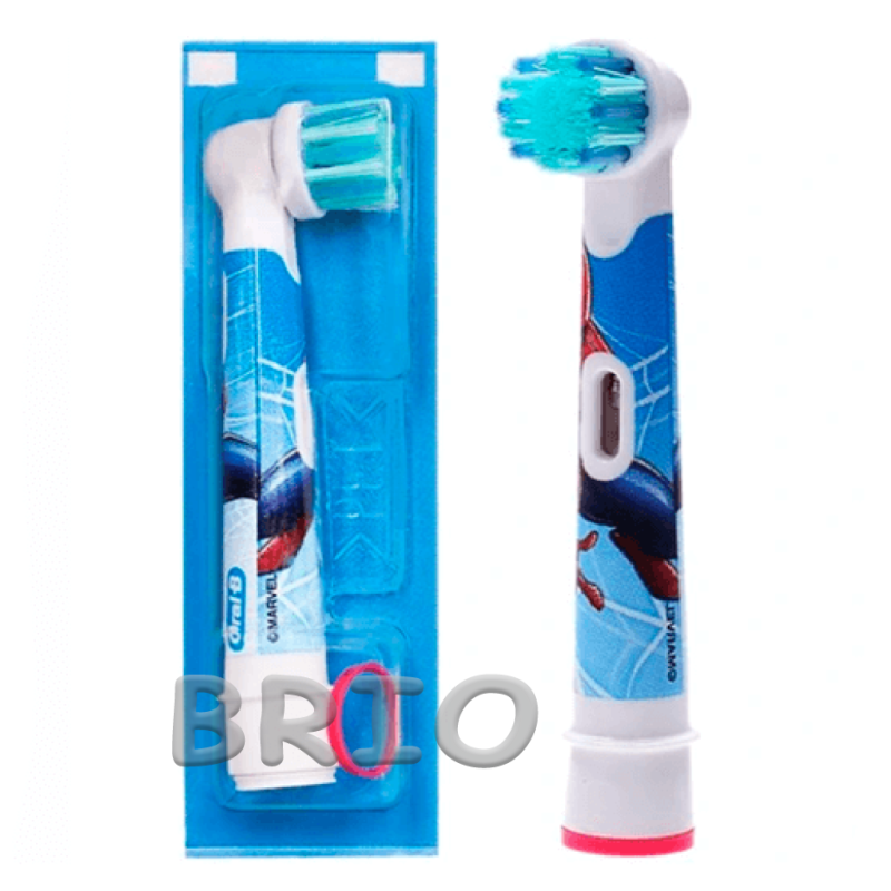 Насадки Braun Oral-B Stages Power Spider-Man EB10 4 шт набір змінних для дітей м'яка щетина