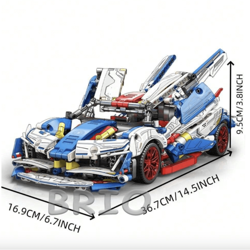 Конструктор перегонового автомобіля для дорослих і дітей Moyu Technic на 1281 деталь