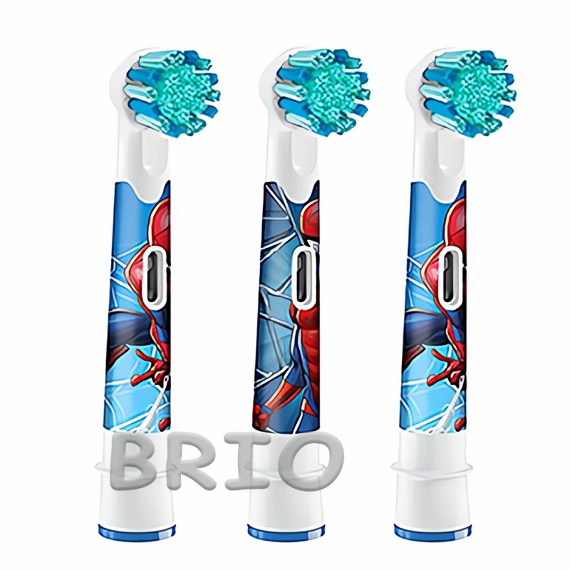 Дитячі насадки Oral-B SpiderMan Pro (3 шт) на зубну щітку D100 Kids