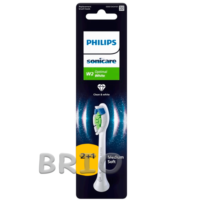 Насадки для зубної щітки Philips Sonicare W2 Optimal White HX6063, 3 шт