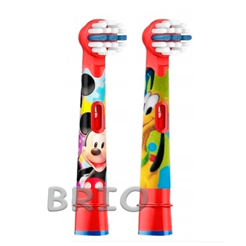 Насадки дитячі Oral b Kids Stages Power Mickey Міккі Маус EB10 змінні для електричної зубної щітки