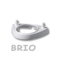 Подставка для 2 насадок и щетки Oral-b Braun держатель белая