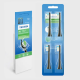 Насадки на зубні щітки електричні Philips Sonicare W2 Optimal White HX6064/10 чорні