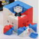Кольоровий кубик-рубік 3 на 3 без наклейок Moyu Meilong 3C Stickerless