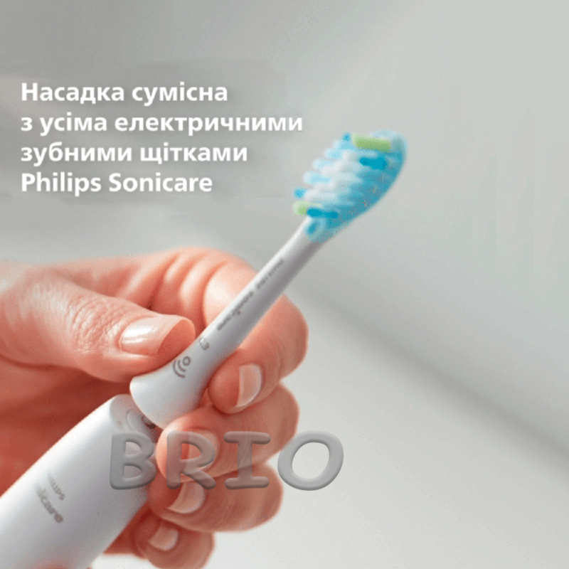 Насадки для звукової щітки Philips Sonicare C3 Premium Plaque Defence Білі 4 шт
