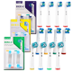 Комплект насадок EB50-X Cross Action, EB18-X 3D White і EB20-X Precision Clean для електрощітки Oral-B