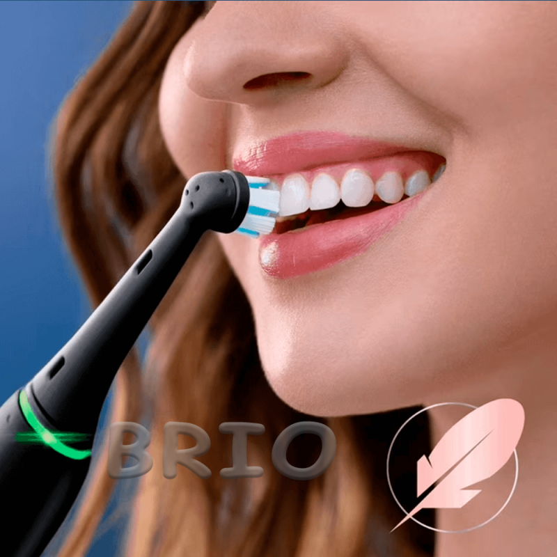 Сменные насадки Oral-B iO Gentle Care чорні (2 шт) - для чутливих зубів та ясен