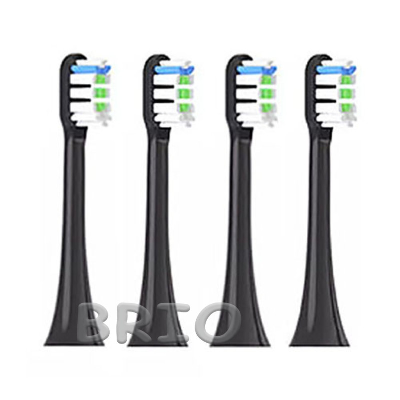 Насадка для зубної щітки xiaomi soocas x3 toothbrush електричної змінні набір з 4 шт