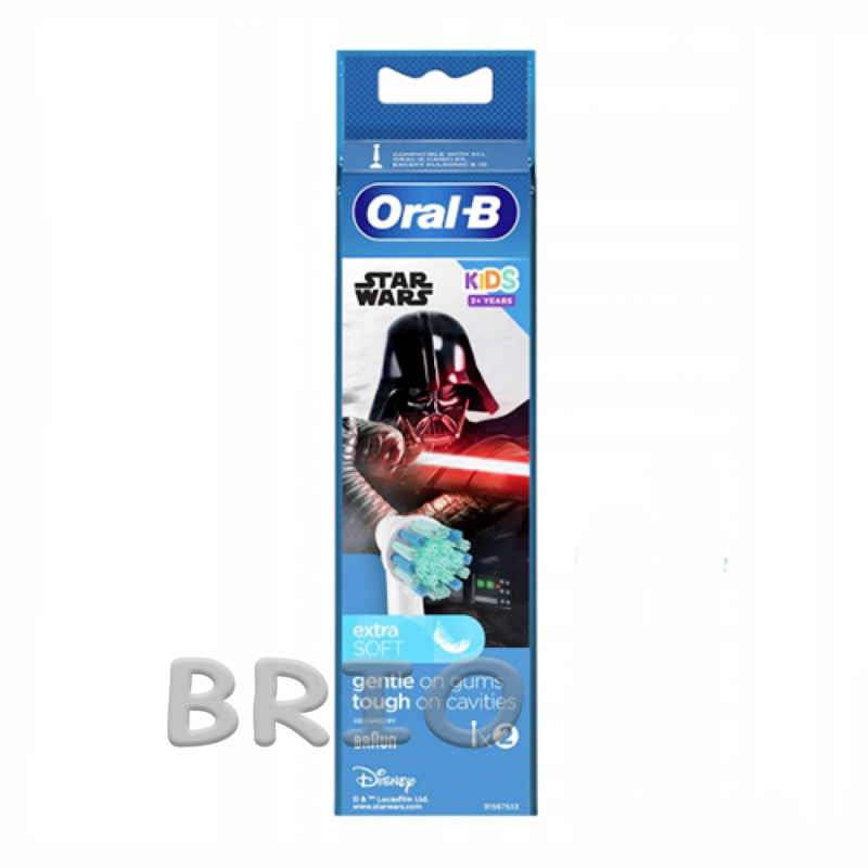 Насадки для електричної щітки Oral B Kids Зоряні війни 2 шт дитячі eb10