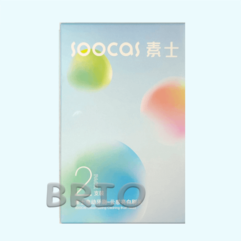 Насадки до електрощітки Xiaomi Soocas Clean чорного кольору 2 шт для щоденного догляду середньої жорсткості