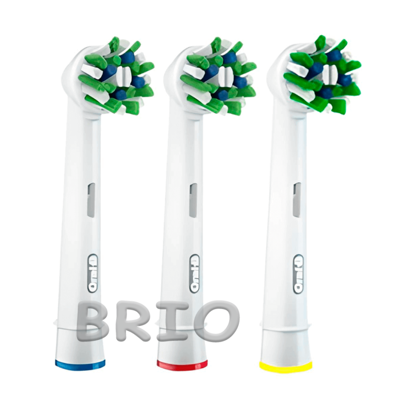 Змінні насадки на зубну щітку Oral-B Cross Action EB50RB набір 3 штуки