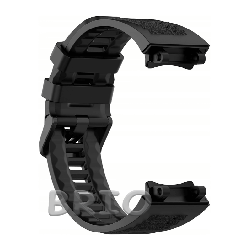 Ремінець для смарт-годинника Amazfit T-Rex 2 силіконовий з викруткою чорний
