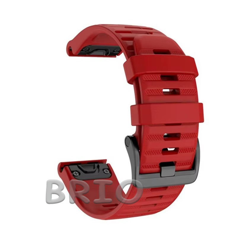 Силіконовий ремінець Quick Fit 26mm для Garmin Червоний