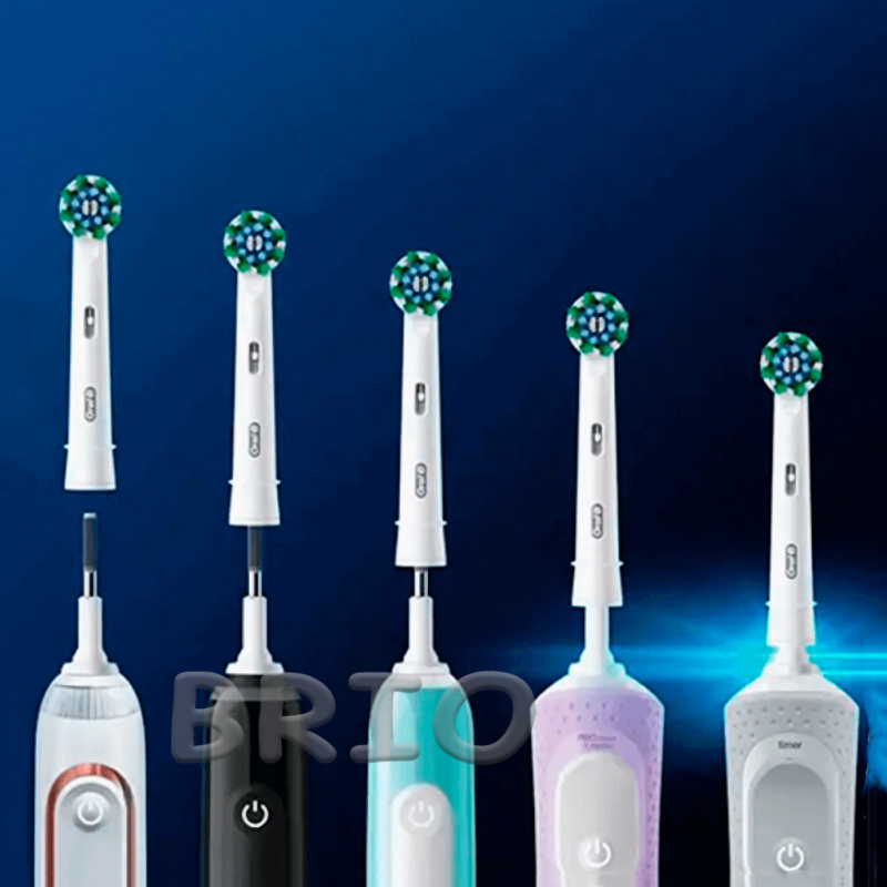 Насадки на зубні щітки Oral-B Cross Action Pro EB50RX білі 5 штук