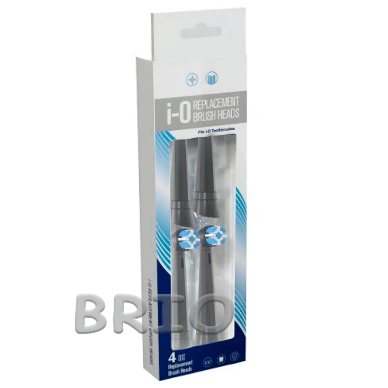 Комплект чорних змінних насадок до електрощітки Oral-B iO
