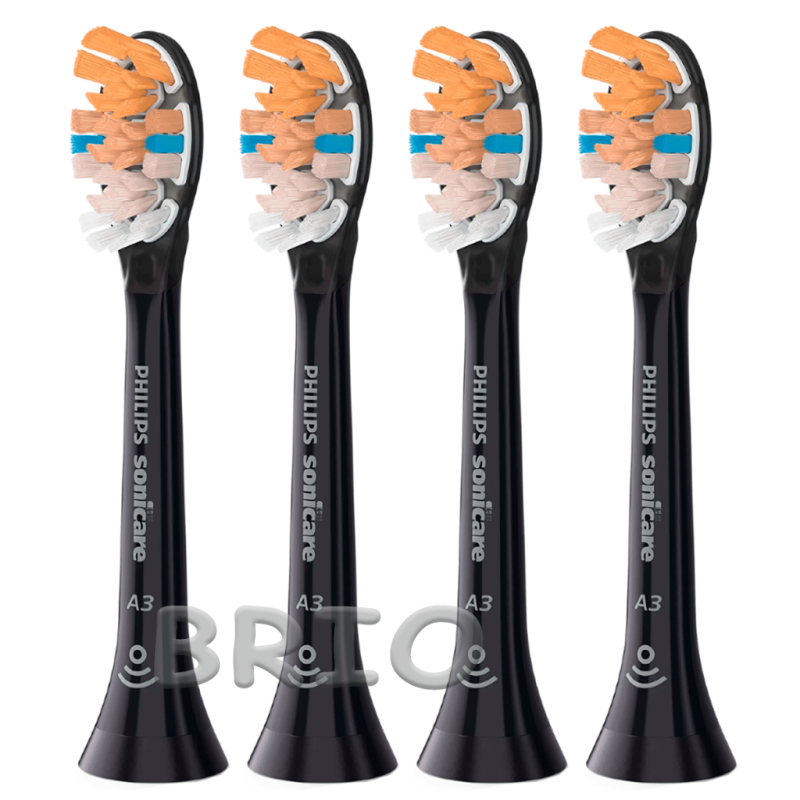Насадки для зубної щітки Philips Sonicare A3 HX9094 чорні
