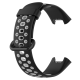 Спортивний перфорований ремінець для смарт-годинника Mi Watch Lite та Redmi Watch чорний-сірий