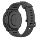 Ремінець силіконовий темно-сірий для Amazfit T-Rex та T-Rex Pro з викрутками