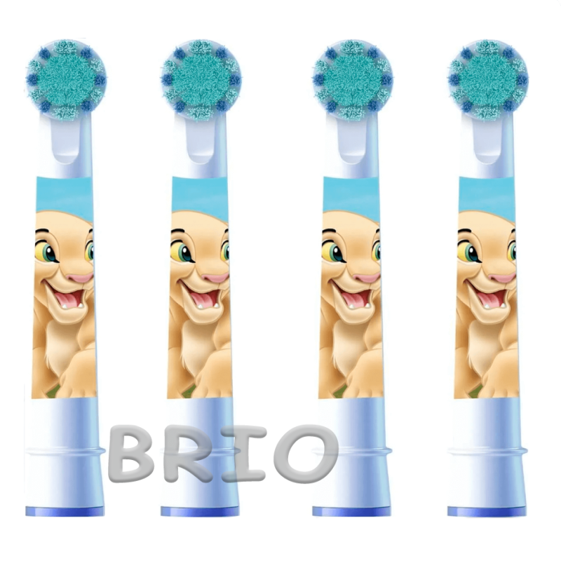 Дитячі насадки Oral-B Kids King Lion (Король Лев) 4 шт на елетричну зубну щітку