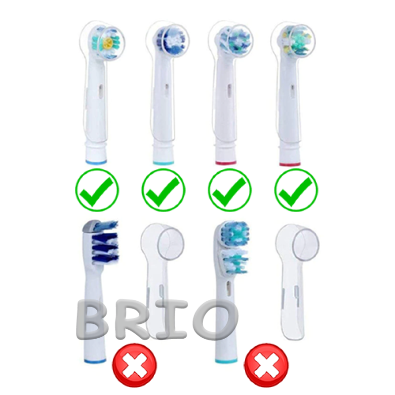 Захисний ковпачок для насадок Oral-B (прозорий, для круглих насадок)