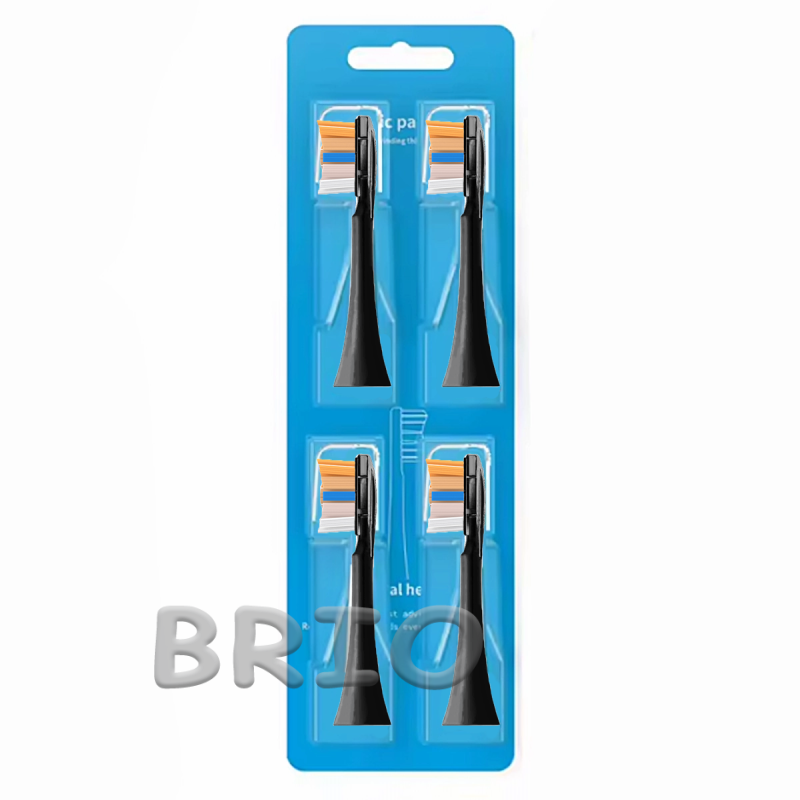 Змінні насадки A3 Black, сумісні з Philips Sonicare, набір 4 шт.