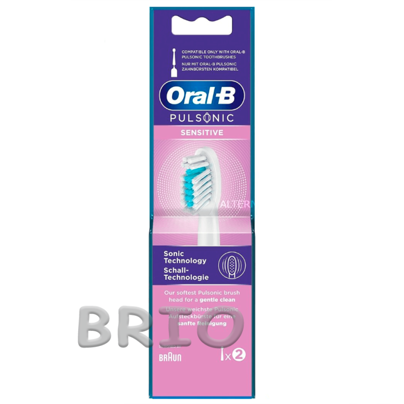 Змінні насадки для зубної щітки Oral-B Pulsonic Sensitive SR32S