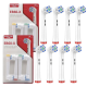 Комплект з 8 насадок EB60-X Sensitive Clean для електрощітки Oral-В Braun