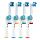Комплект з 8 змінних насадок EB50-X Cross Action і EB18-X 3D White для електрощітки Oral-B Braun