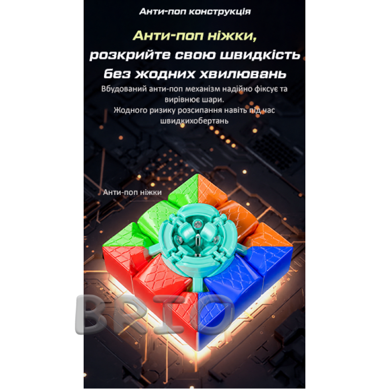 Магнітний кубик 3x3 MoYu RS3M V5 Dual Adjustment