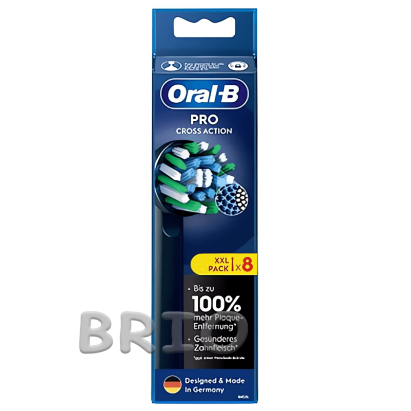 Cross Action Pro Black насадки (8 шт.) для зубних щіток Oral-B