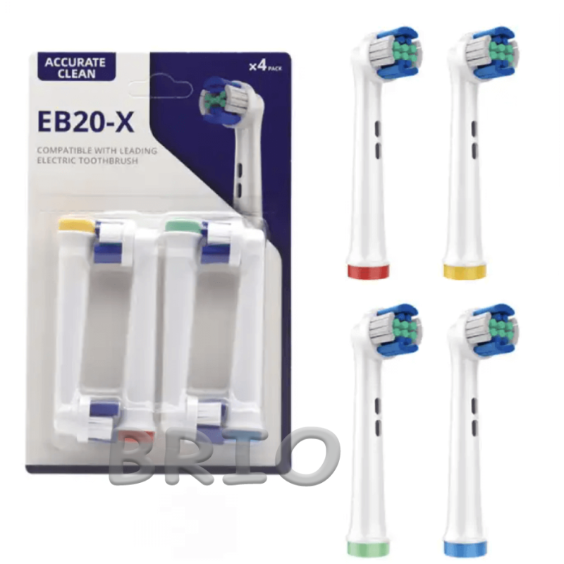 Насадки середньої жорсткості EB20-X для електрощітки Braun Oral-B
