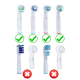 Захисний ковпачок для насадок Oral-B (прозорий, для круглих насадок)