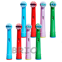 Насадоки набір із 8 шт EB-10A для електрощітки Oral B Braun Kids