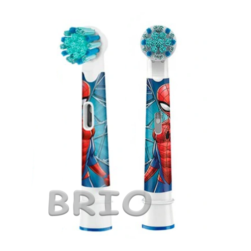 Дитячі насадки Oral-B Spiderman на зубну щітку Kids Pro для хлопчика