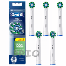 Насадки на зубні щітки Oral-B Cross Action Pro EB50RX білі 5 штук