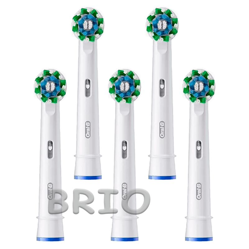 Насадки на зубні щітки Oral-B Cross Action Pro EB50RX білі 5 штук