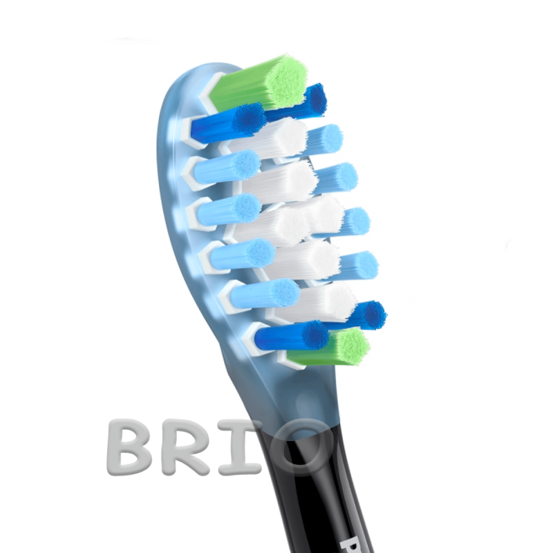 Насадки Philips C3 для зубної щітки Sonicare Premium Plaque Defence Чорні 4 шт набір