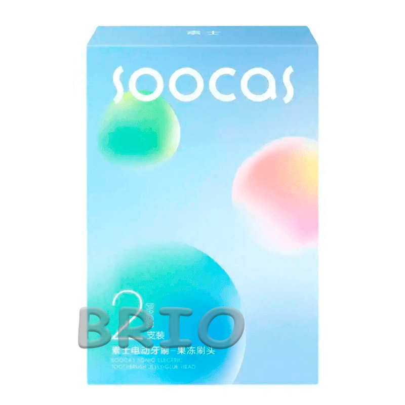 Насадки для електричної зубної щітки Soocas X3 X3U X5 X1 V1 D2 Білі для щоденного догляду