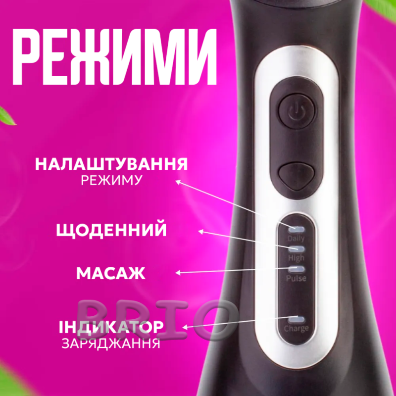 Іригатор портативний водонепроникний для порожнини рота Seago SG833 чорний