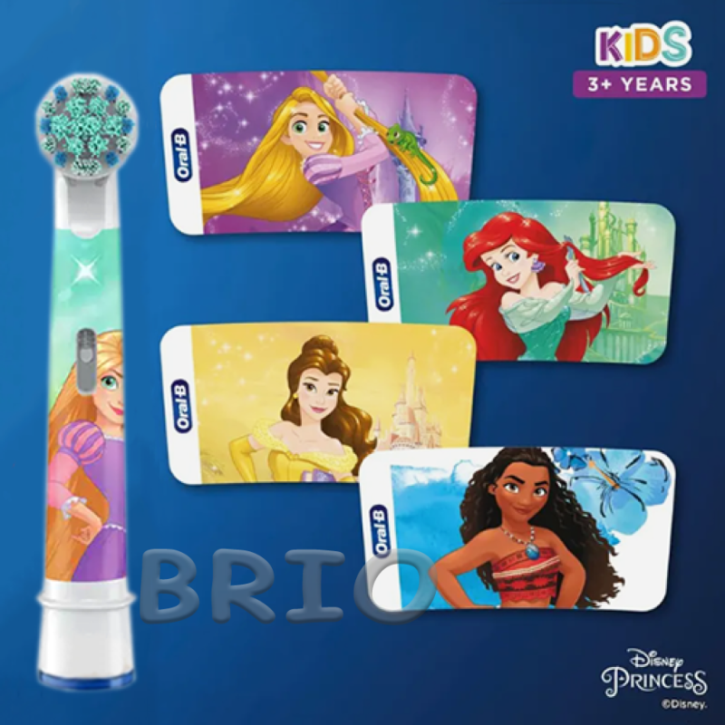 Насадки дитячі Oral-B Princess EB10 Extra Soft Принцеси для дівчаток