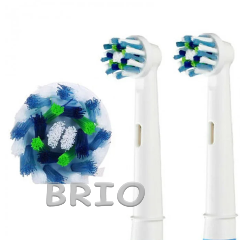 Насадки електричних зубних щіток Oral-B Cross Action EB50 середньої жорсткості 4 шт