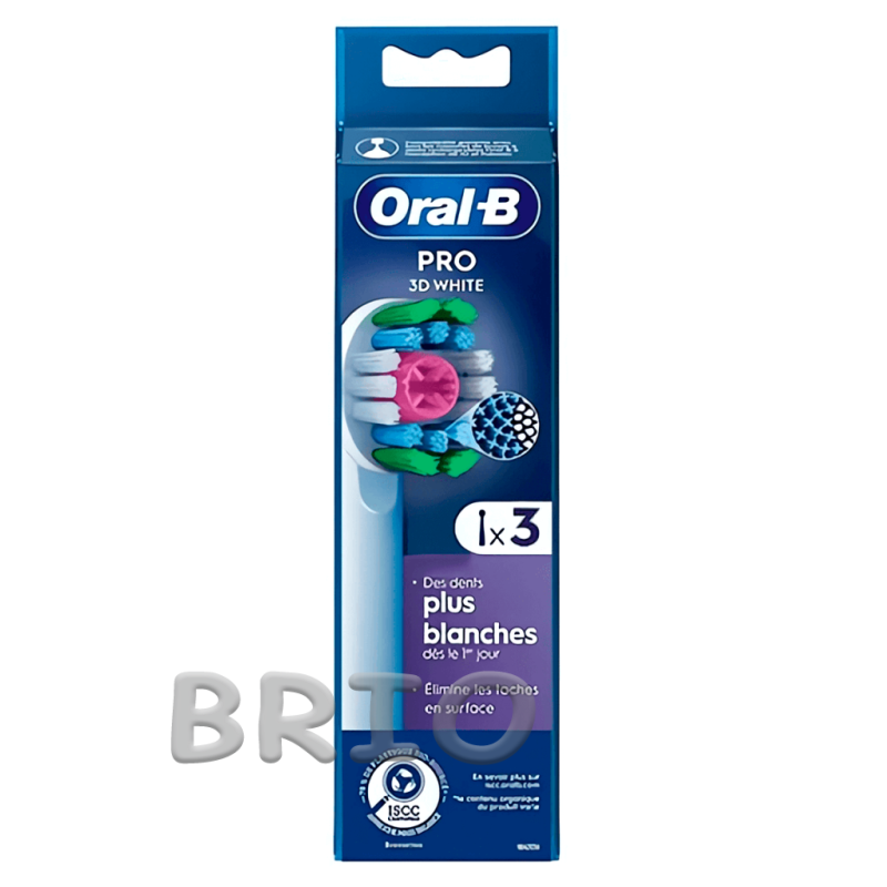 Насадки на електричну зубну щітку Oral-B 3D White EB18RX