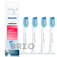Сменные насадки для электрических зубных щеток Philips Sonicare Sensitive HX6054/07 с мягкой щетиной