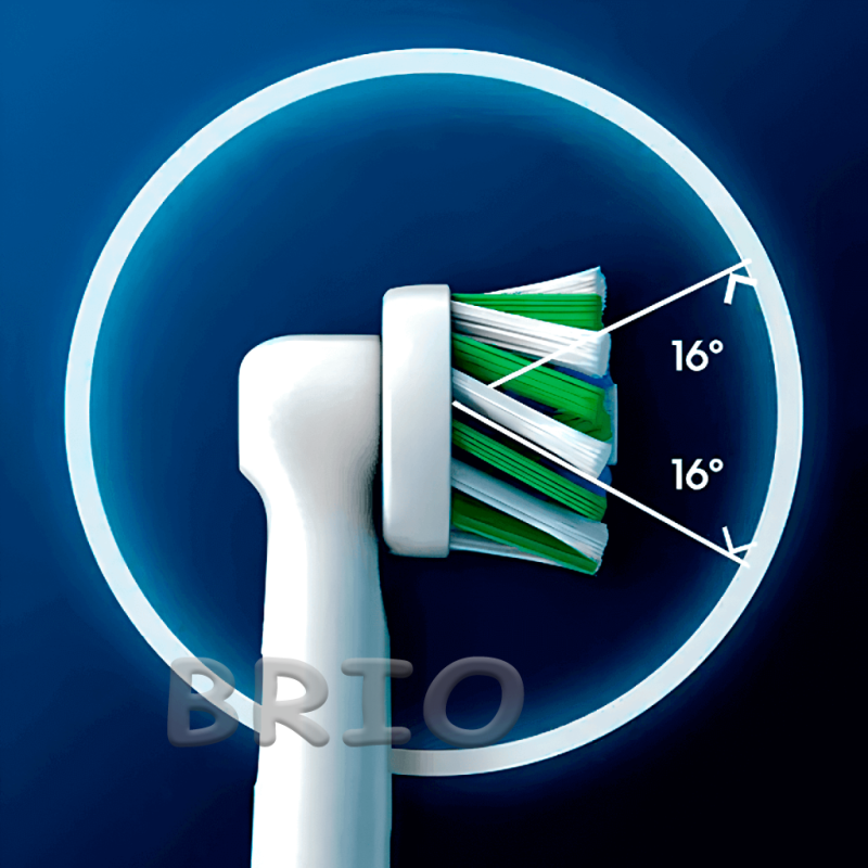 Змінні насадки Oral-B Cross Action Pro для електричної зубної щітки, 4  шт