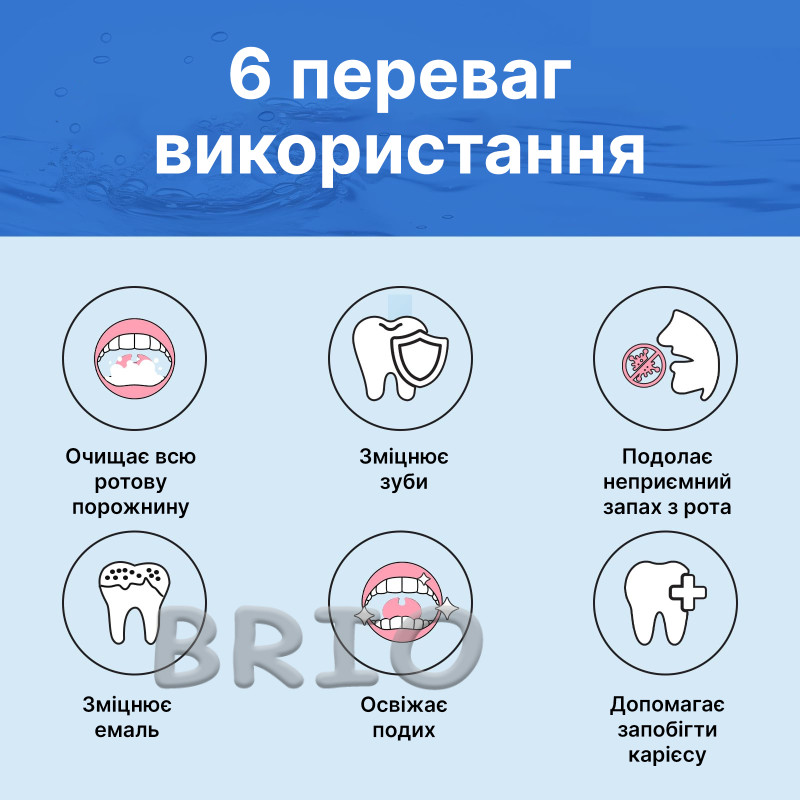 Таблетки-концентрат H2Ofloss для полоскання рота (30 шт., Смак Лайм)