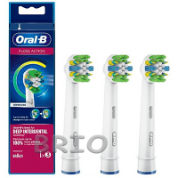 Насадки Floss Action 3 шт на зубную щетку Oral-B Braun